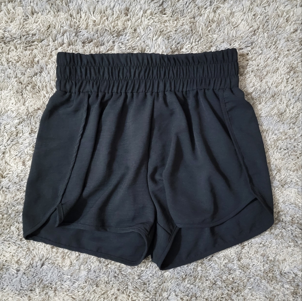 Black workout/athleisure shorts